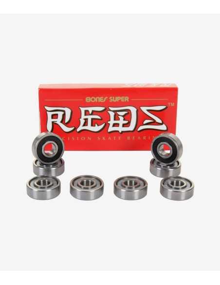BONES SUPER REDS BEARINGS - 8 PCS